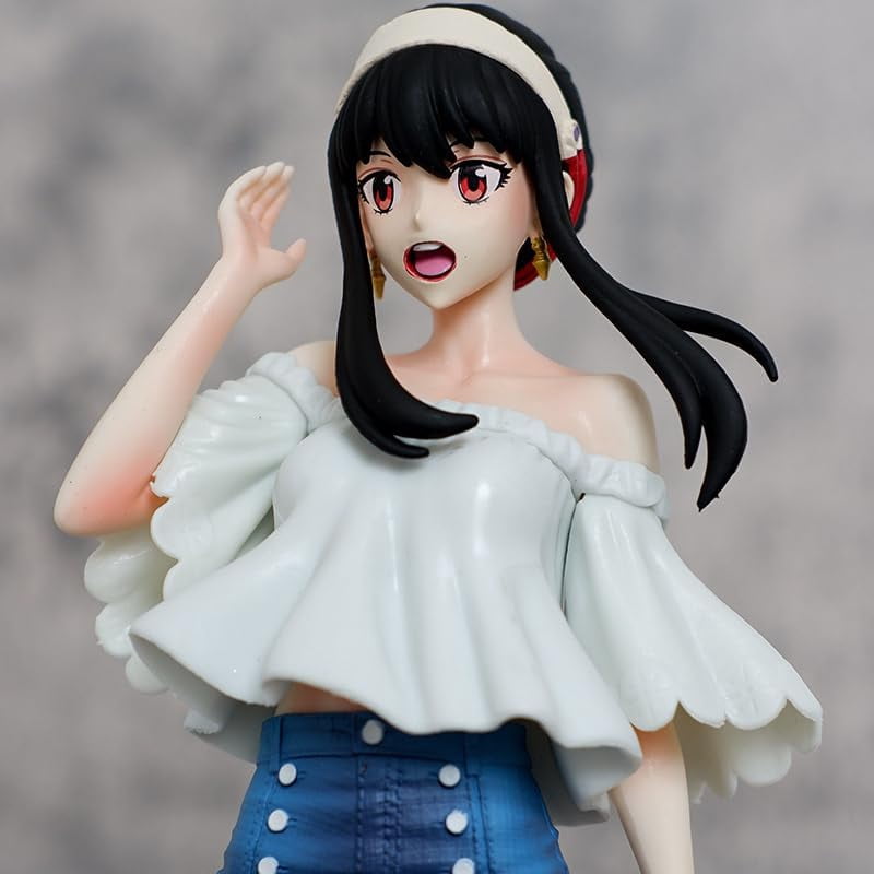 Yor Figure Beach Summer Clothes Yor Forger Action Figures 30cm/11.8inch PVC Characters Collectible Handicrafts for Anime Fans Gifts