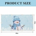 thumbnail image 5 of Light Blue Christmas 1 Piece Snowman with Cap Xmas Snowflake Magnetic Fluorescent Light Covers, 2x4 Ft, Magnetic Light Covers for Ceiling Lights Classroom Office Home Decor, 5 of 9