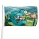 thumbnail image 1 of Bluey Bandera impresa con temática, regalo perfecto para fanáticos, amigos y familiares, y adecuada para actividades al aire libre e interiores, decoraciones de fiesta.150cm×240cm, 1 of 6