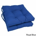 thumbnail image 5 of Blazing Needles  Square 16-inch Twill Dining Chair Cushions (Set of 2) Large, 5 of 5