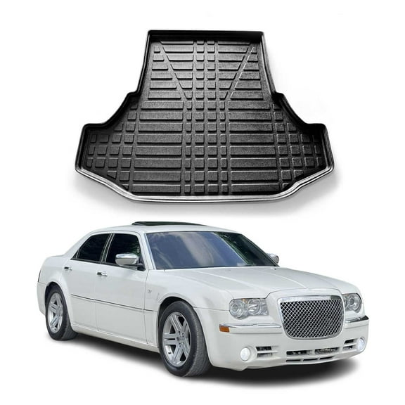 OMAC Cargo Mats Liner for Chrysler 300C 2005-2010 Black All-Weather TPE