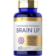 Brain Support Supplement for Men and Women | 60 Softgels | Brain Up | by Carlyle
