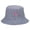 Grey, variant on Unisex Washed Denim Bucket Hat for Sun Summer Travel and Outdoor Activities Yellow M