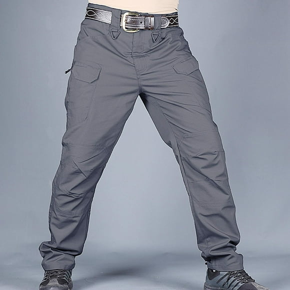 Pantalones de trabajo para hombres, 10 bolsillos, pantalones tácticos de militar casuales, combinan perfectamente con su y zapatillas Macarena Pantalones tipo cargo