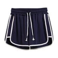 thumbnail image 2 of uublik Shorts for Women Trendy Plus Size Summer Super Soft Shorts Casual Summer Navy, 2 of 3