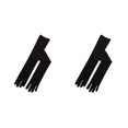 thumbnail image 3 of Guantes de cena Minnieouse 2 uds 45cm Multicolor para mujer moda protector solar, 3 of 6