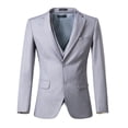 thumbnail image 3 of Visaccy Men’s Slim Fit Suit Two Button 3-Piece Blazer Dress Business Wedding Party Jacket Vest and Pant, 3 of 5