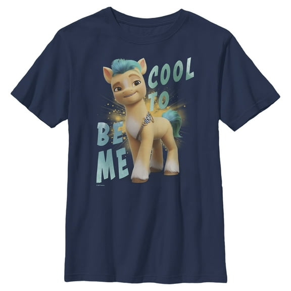 Boy's My Little Pony: A New Generation Cool To Be Me Graphic Tee Navy Blue Large