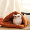 thumbnail image 6 of Whigetiy Hamster House Bunny Bed Winter Warm Plush Hideout for Rabbit Guinea Pig, 6 of 19