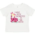 thumbnail image 3 of Inktastic I Have Been Promoted to Big Sister Pink Girls Toddler T-Shirt, 3 of 5