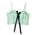thumbnail image 1 of Faja moldeadora de cintura con lazo para mujer, faja moldeadora de diamantes, corsé de espiga con tachuelas de noche, faja moldeadora de cintura para mujer, 1 of 4