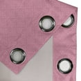 thumbnail image 4 of Ambesonne Pale Pink Grommet Curtain, Rococo Style Damask, 50" x 84", Pink Pale Pink, 4 of 6
