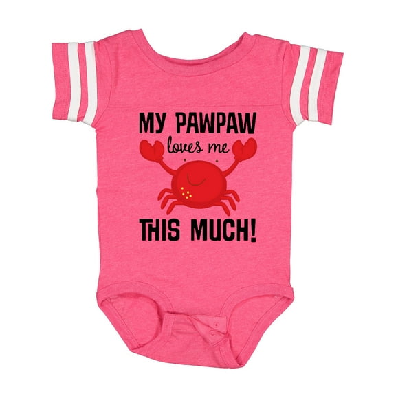 Inktastic My Pawpaw Loves Me Boys or Girls Baby Bodysuit