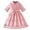 Pink, variant on Girls' Dresses Fashion Crewneck Lace Princess Dresses Cute Half Sleeve Party Dress Kids Clothes Girls Size 2-8