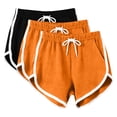 thumbnail image 2 of zbxnLI Women's 3 Pack Pajamas Shorts Drawstring Elastic Wasit Short Pants with Pocket Soft Sleep Loungewear Pant, 2 of 7