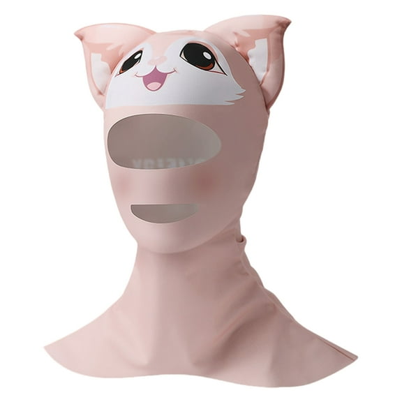 WINDLAND Elastic Swim Caps Sun Protections Full Face Swiming Diving Facekini