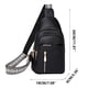 thumbnail image 2 of Riñonera informal con cremallera para mujer, bolso bandolera para hombre y mujer, bandolera con correa de guitarra, bolso bandolera, mochila, riñonera informal para mujer., 2 of 5