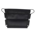 thumbnail image 2 of Bolsa de asiento de motocicleta de cuero PU Diseño de banda elástica Negro portátil con kits de montaje Herramienta Bolsa de almacenamiento debajo del Salvador Dali Bolsa de almacenamiento debajo del asiento, 2 of 8