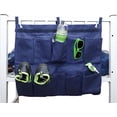 thumbnail image 2 of Gilbin Hanging Storage Bag Holder End of Bed Shoe Organizer with 10 Pockets for Bed Rails(Navy), 2 of 2