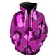 thumbnail image 3 of Sudadera con capucha y cremallera con estampado 3D de leopardo para hombre, estilo Harajuku, con textura de piel de animal, de manga larga, estilo hip hop, 3 of 5
