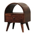 thumbnail image 6 of Half - Round Bedside | Ideal Bedroom Storage with Drawer | Solid Mango Wood Build | Rounded Top Design, 6 of 6