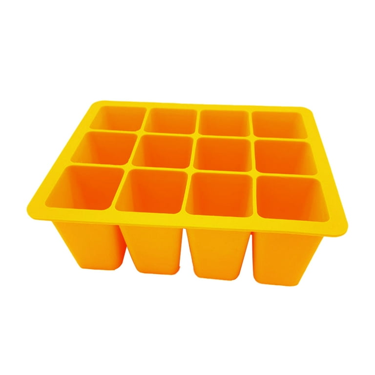 Single Piece Silicone Seedling Tray, Seed Starter Tray, With