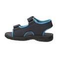 thumbnail image 3 of Rugged Bear Double Adjustable Hook And Loop Boys Toddler Open Toe Sport Sandals, Navy, 9, 3 of 5