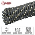 thumbnail image 4 of D-Unique Tools Diamond Braid Rope - Black - 1/2 in x 100 ft. Heavy Duty - All Purpose Utility Cord Tie Down - Rope for Camping, Tarp, Hauling, Hanging a Hammock and a Pinata - Outdoor and Indoor Use, 4 of 4