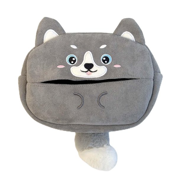 Lindo Soporte para Pañuelos para Automóvil Decoración Interior Del Automóvil Fácil de Instalar Cremallera Caja de Pañuelos Creativa Duradera para Ofic Estilo D Macarena soporte para pañuelos de coche