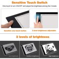 ZNGPNG LED Drawing Tablet Digital Graphics Pad A3 A4 A5 USB LED Light