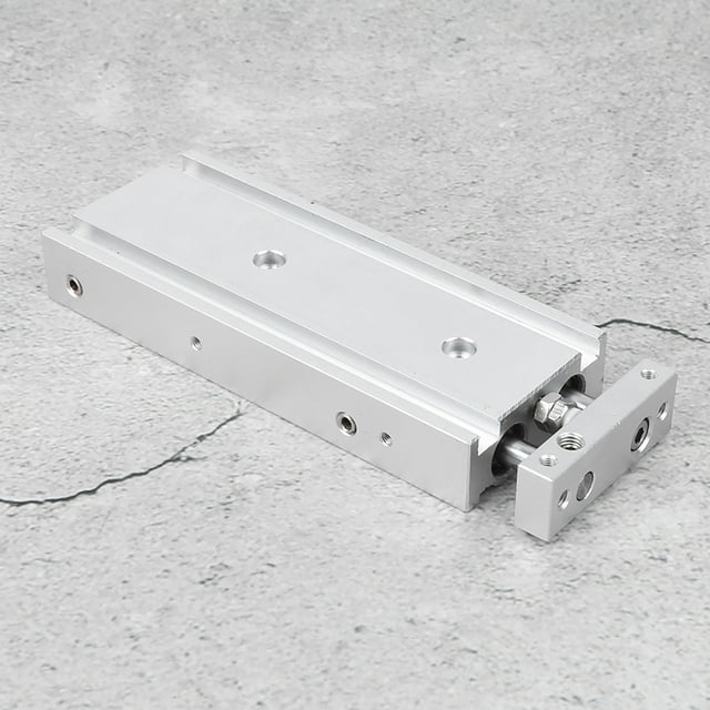 Double Rod Air Cylinder, Double Action Air Cylinder 0.7MPa Practical For Pneumatic Work