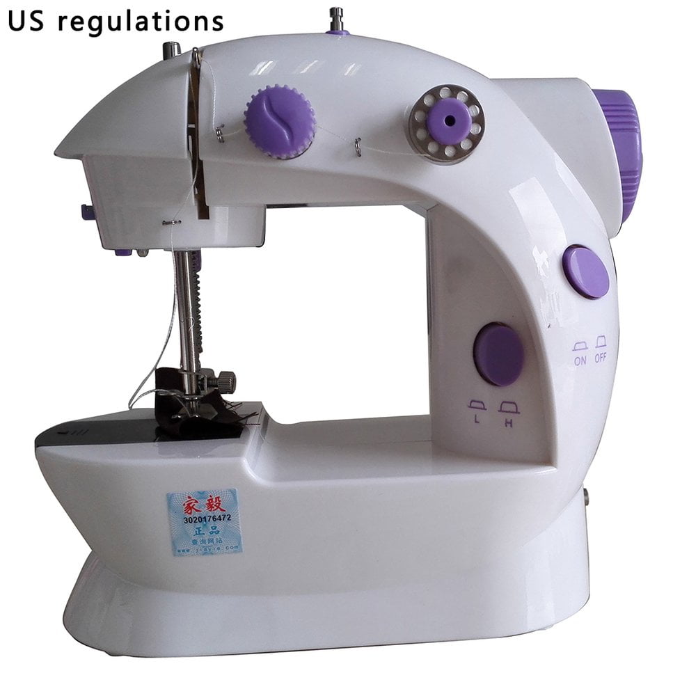 OUTAD Electric Sweing Tailor Small Household Mini Sewing Machine purple