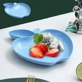 thumbnail image 2 of Under $5 Clearance! Dinner Plates, InsCrazy Wheast Straw Apples Plates Creatives Living Room Fruit Snacks Dry Fruit Plates Tableware Dumpling Plates with Vinegar Dishs Plates, 2 of 6