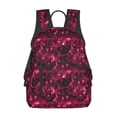 thumbnail image 1 of Balery Burgundy Tie Dye Mochila ligera para hombre y mujer: duradera e impermeable, ideal para la escuela, el trabajo, viajes y uso diario., 1 of 7