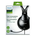 thumbnail image 3 of Philips Wired Over Ear Stereo Headphones W Mic & 2-to-1 Adapter for Zoom, 3 of 8