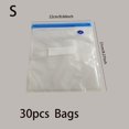 thumbnail image 1 of Estbridge 30pcs/ Batch Reusable Plastic Zipper Vacuum Sealing Bags  Uncoated  for Kitchen Tools  Fresh Food Storage  New FreshKeeper Food Storage Bags, 1 of 6