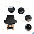thumbnail image 4 of Cama para Masajes Portatil Plegable Profesional Luxzen Estuche Altura Ajustable Extra Grande Negro, 4 of 9