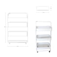 thumbnail image 2 of Carrito de almacenamiento ilios innova organizador Con ruedas Multiusos blanco, 2 of 9