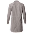 thumbnail image 2 of FashionOutfit Women's Casual Solid Anorak Safari Long Sleeve Zipper Closure Long Bomber Jacket, 2 of 5