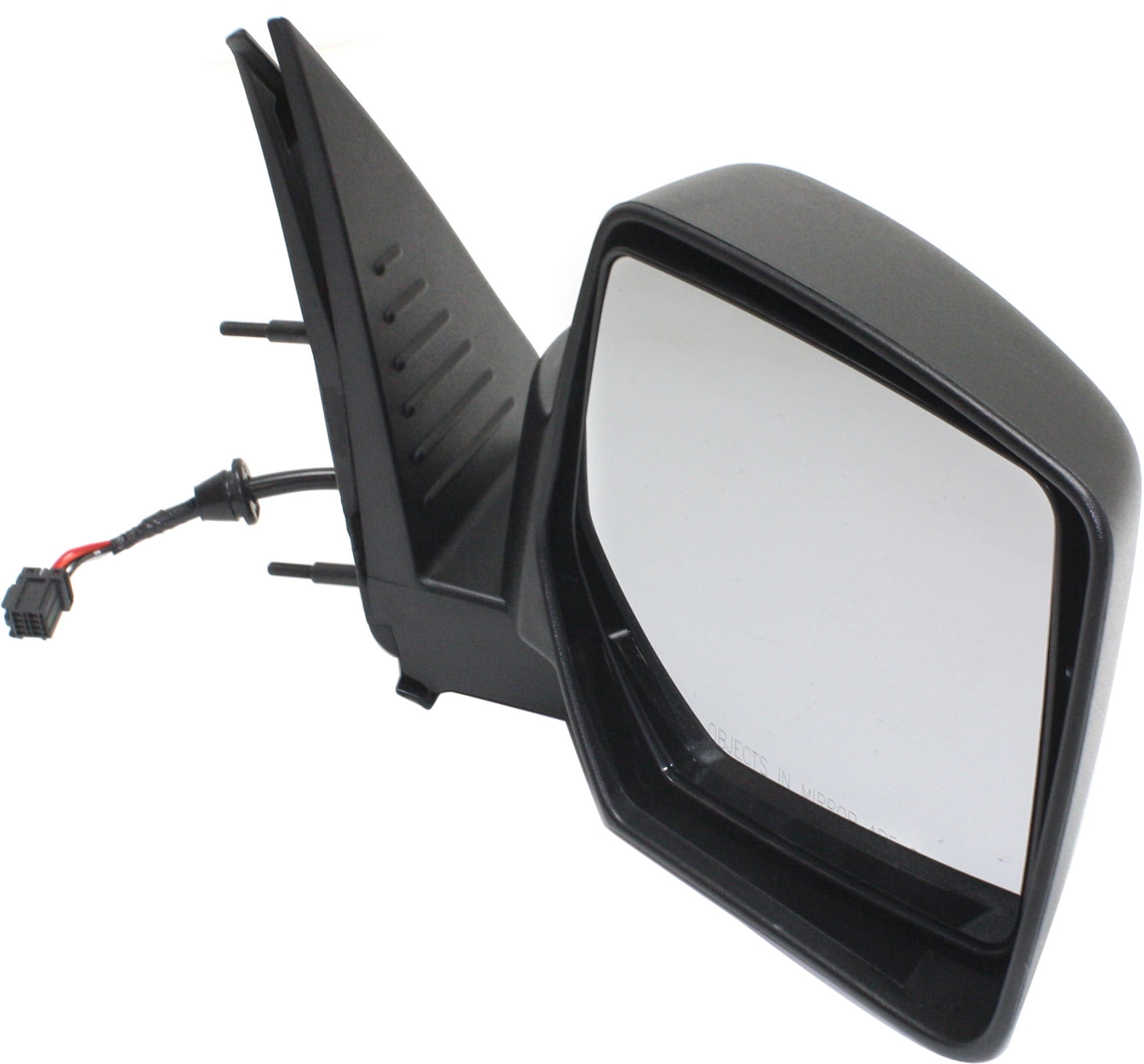 Mirror Compatible With 2008-2012 Jeep Liberty Right Passenger Side Heated Textured Black Kool-Vue