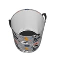 thumbnail image 4 of Xecao Dog Print Laundry Hamper Basket,designed for Blanket Storage and Nursery Clothes in the Bedroom, 4 of 8