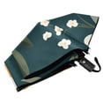 thumbnail image 6 of FORMRS Travel Umbrella Folding Auto Open Close Windproof Rain UV Protection, Floral Oranges, 6 of 8