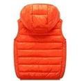thumbnail image 2 of YUSHOW Boys Girls Warm Puffer Vest for Kids Lightweight Hooded Sleeveless Jacket Size 6-7, 2 of 8
