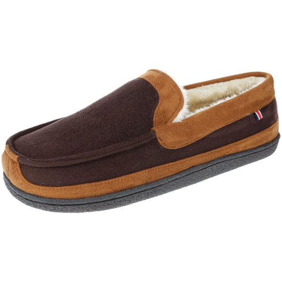 Mocasín clásico Slipper IZOD para hombre, espuma viscoelástica suave y cálida