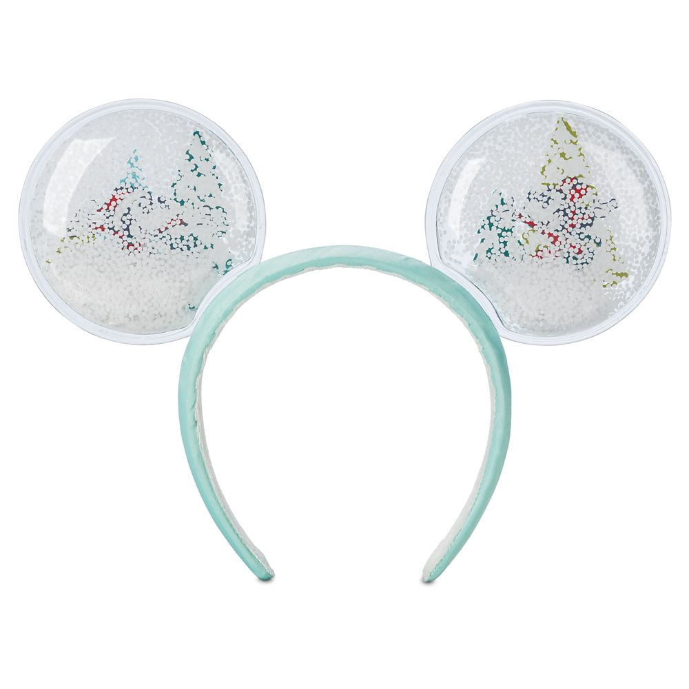 Disney Theme Parks Mickey and Minnie Mouse Snow Globe Ear  display picture 1