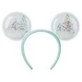 thumbnail image 2 of Disney Theme Parks Mickey and Minnie Mouse Snow Globe Ear Headband for Adults, 2 of 2