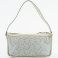 thumbnail image 3 of Pre-Owned Celine C Macadam Shoulder Bag Canvas Leather White Blue Women's Handbag CELINE, 3 of 19