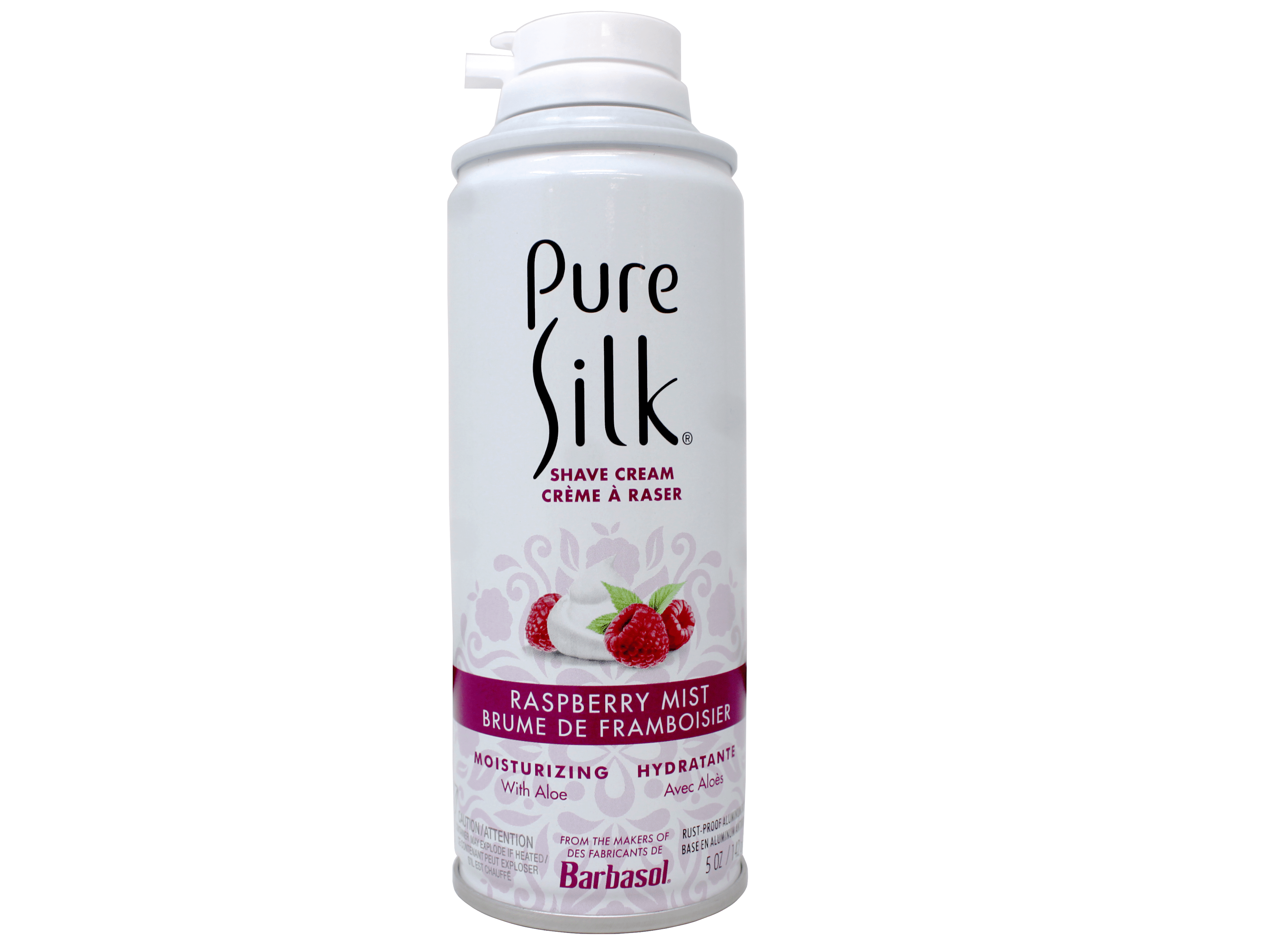Pure Silk Spa Therapy Raspberry Mist Moisturizing Shave Cream for