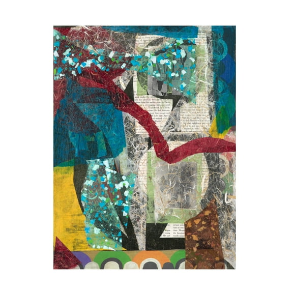 Canvas Wall Art - Ellen Kossoff 'Art Book 1' Wall Art for Living Room, Bedroom, or Office Décor by Trademark Fine Art - 14 x 19 Inches