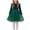 Green, variant on 8-9 Years Girls' Long Sleeve Dresses Tulle Princess Dress Toddler Festive Wedding Summer Cotton Party Birthday Tutu 4-11 Year